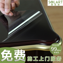 Furniture film Transparent high temperature wooden table Coffee table Marble desktop protective film Home sticker self-adhesive door-to-door