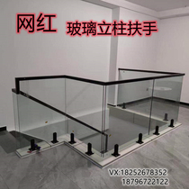 Stainless steel swimming pool clamp glass clamp stair railing handrail free hole fixing clamp column base installation project