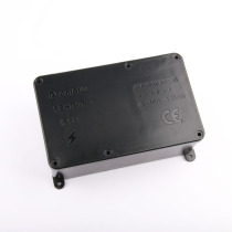  Outdoor waterproof junction box IP68 outdoor black waterproof box Plastic waterproof box wiring box Lithium battery shell