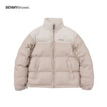 benmyshower national tide cotton-padded clothing mens Tide brand loose Puppin jacket loafer coat loose bread clothes