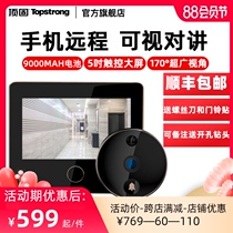 Dinggu smart electronic cats eye door mirror visual doorbell Home mobile phone remote anti-theft door eye surveillance camera