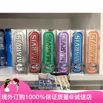 Overseas order Italian mint toothpaste 85ML-travel package 7 * 25ML-whitening-bleeding-stains-Ocean