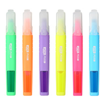 Multi-color optional color fluorescent marker straight liquid highlighter Student homework color rough stroke focus pen Color rough stroke focus pen Candy color marker note number pen R6 R8