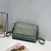 First layer cowhide shoulder shoulder bag leather bag Fashion Women bag small bag womens 2021 new bag bag