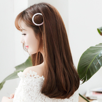 Wigg film Female long hair patch pear flower inner buckle curly hair one piece of natural fluffy invisible invisible hair attachment simulation