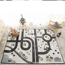 Fart mother ins large size road track children's room game mat climbing mat non-slip mat carpet climbing mat