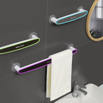 Bathroom towel rack-free shower bathroom rack toilet childrens drying towel bar toilet hanging towel artifact