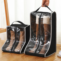 How I miss my boot bag shoes storage bag shoes bag home transparent short boots dust-proof travel shoe cover travel artifact