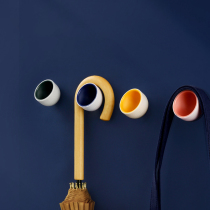 Nordic style adhesive hook entrance door creative light luxury door umbrella no trace sticky hook Wall non-perforated clothes hook