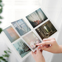 Transparent insert-style album Book 3-inch 5-inch 6-inch postcard small card album Couple style Collection
