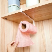 Kitchen tissue rack cling film storage rack paper towel rack non-perforated napkin rack cabinet roll paper holder hanging home