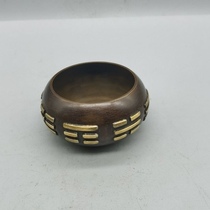 Antique copper anaqual tai chi gossip seven stars aroma oven tea ceremony study household offers aromatherapy furnace furnace