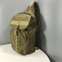 Mens Chest Bag Mens Large Horn Satchel Bag Casual Large Capacity Canvas Outdoor Tactical Sloping Bag Drop Bag Triangle Backpack