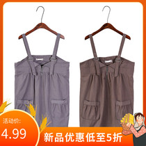 Anti-radiation maternity dress spring and summer autumn maternity dress casual pregnant women suspender skirt dress Joker dress