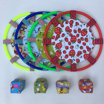 Kindergarten handmade tray childrens bounce ring hula hoop fabric throw ball sandbag outdoor toy
