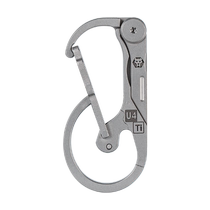 ROVYVON SHARP U4 titanium alloy key buckle anti-body small pendant tool Fast hanging EDC multifunction EDC small knife