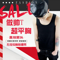 Corset les bandage long vest outside wearing handsome T super flat corset chest shrink student pullover plastic breast college entrance examination non-magnetic