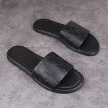 Summer Tide brand slippers mens trend 2021 new fashion sandals wear a word drag mens casual shoes mens casual shoes