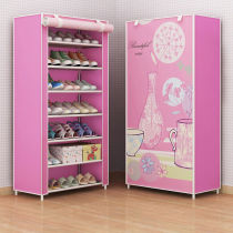 Shoe Rack Simple Multilayer Home Assembly Economical Type Province Space Dormitory Shoe Rack Shoe Cabinet Brief modern door hall cabinet