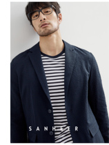 Autumn gentleman selection Japanese jacquard seersucker fabric exquisite mens casual blazer DAS209