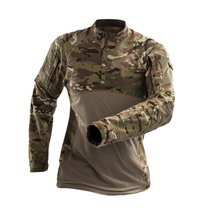  Frog suit army fan tactical t-shirt mens long-sleeved top spring and autumn and winter outdoor elastic special forces camouflage combat suit