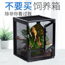 Reptizoo Lizard reptile feeding box Chameleon cage Horned frog palace feeding box Ciliary horned climbing pet feeding box