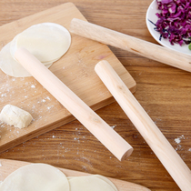 Solid Wood rolling pin to catch dumpling skin size Roller roller noodle stick dry stick household bar baking tool