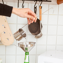 304 stainless steel wine whipper hanging wine spoon stainless steel oil funnel large and small caliber household wine hanging