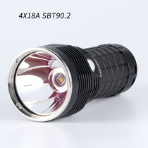 Convoy 4X18A All-in-one compartment luminus SBT90 2 with temperature control charging interface 18650 Flashlight