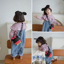 Children's bag messenger bag cute foreign style cartoon coin purse Korean silicone shoulder bag parent-child Spring Festival New Year bag