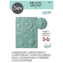 sizzix texture fades 3D texture clip 663206 Impressionism