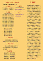 Customized Great Grief Mantra Full-text phonetic prints like photo paper plastic seal table scroll hanging Picture Recitation card picture knot