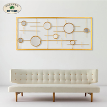 Creative home wrought iron wall decoration Living room sofa bedroom background pendant Study wall decoration porch decorative mirror