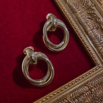 (G home) anchor with a large circle alloy gold-plated ear clip 380 deposit 180