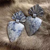 (G Home) Atmospheric elegant style Fashion Enamel Ear Pendant 360 Dingkin 200