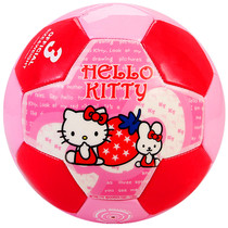 Hello Kitty childrens football PVC machine seam 3 football ice and snow princess baby girl cute toy cartoon ball