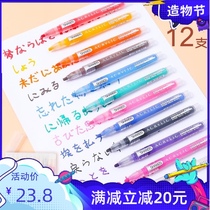 Acrylic marker pen Waterproof painting Shoes painting clothes Fluorescent pearlescent pigment pen Nail art special album diy does not fade