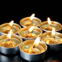 Dalent 4 hours 100 grain hardcover butter lamp smokeless ghee candle Buddhist supply lamp 2 boxes
