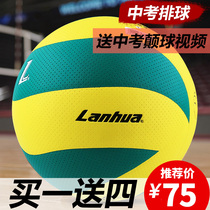 Lanhua Volleyball High School Entrance Examination Student Special Ball Standard Training Hard Volleyball Competition Samsung Gold Five-Star Boys and Girls Junior High School Students