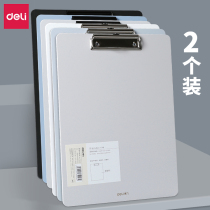 2 effective board folder folder a4 splint student examination paper clip thick power clamp meeting meeting sign writing pad menu flat plate clip can hang data ticket holder