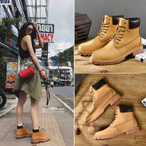 Spring hiking shoes women waterproof non-slip outdoor hiking shoes cowhide light high-top Xinjiang Tibet Net red travel shoes