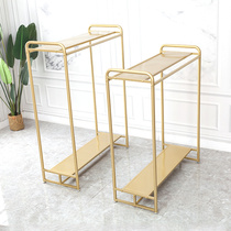 Clothing store display rack Nakajima frame floor-standing double-row parallel bars sturdy Nano Gold womens shop middle shelf