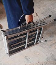 Folding horse stool thickened lifting multifunctional scaffolding mobile furnishing platform stool construction climbing stool round leg ladders