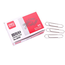 deli 5cm 0050 large paper clip 5cm electroplated metal paper clip 100 box