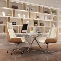 The same paragraph of joy office chair modern simple boss chair conference chair computer chair home study swivel chair