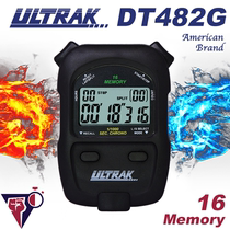 ULTRAK Osec USA DT482G single row 16 memory stopwatch training coach referee sports track and field