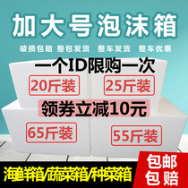 Large foam box express special foam box large extra foam box vegetable seafood box vegetable incubator