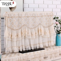 TV dust cover cover cover cloth 2021 LCD New Cabinet cover 65 inch 55 inch anti-smash lace simple