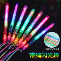 Colorful transparent flash stick colorful stick large light stick concert glowing stick toy supply