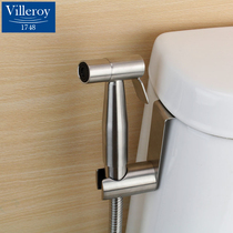 Stainless steel body washer set toilet spray gun cleaning faucet pressurized shower nozzle body cleanser